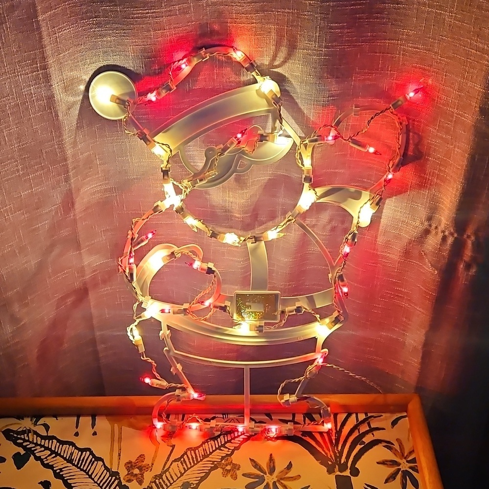 Festive Santa Light Decoration